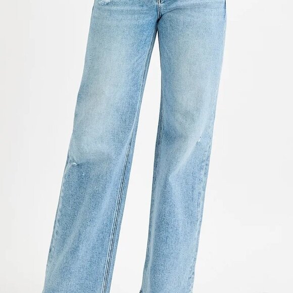 RISEN Full Size Low Rise‎ Ankle Boyfriend Distressed Jeans Plus Size - Picture 2 of 8